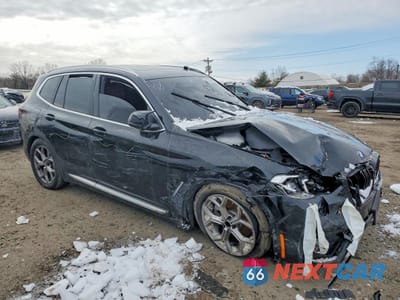 Czwarte zdjęcie samochodu z boku: 2023 BMW X3 XDRIVE30I VIN:5UX53DP00P9P16413 - miniatura