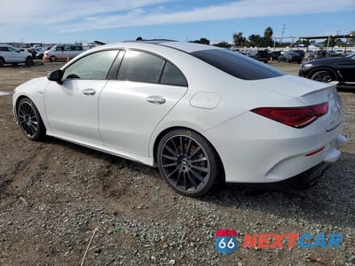 Drugie zdjęcie samochodu z przodu: 2021 MERCEDES-BENZ CLA AMG 35 4MATIC VIN:W1K5J5BB4MN173095 - miniatura
