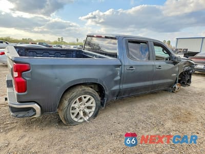 Trzecie zdjęcie samochodu z tyłu: 2020 CHEVROLET SILVERADO C1500 LT VIN:3GCPWCED7LG213358 - miniatura
