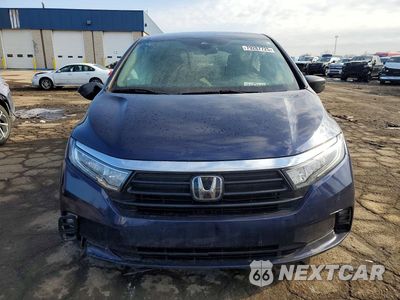 Piąte zdjęcie samochodu w środku: 2021 HONDA ODYSSEY LX VIN:5FNRL6H22MB008423 - miniatura
