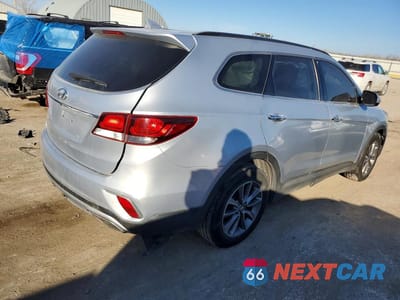 Trzecie zdjęcie samochodu z tyłu: 2017 HYUNDAI SANTA FE SE VIN:KM8SM4HF7HU194474 - miniatura