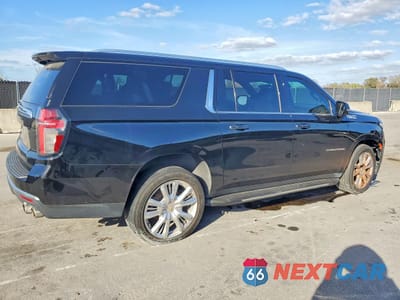 Trzecie zdjęcie samochodu z tyłu: 2023 CHEVROLET SUBURBAN 6.2L V8 HIGH COUNTRY VIN:1GNSCGKL9PR290932 - miniatura