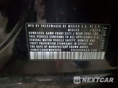 Zdjęcie 12 z 12 samochodu: 2015 VOLKSWAGEN GTI VIN:3VW4T7AU8FM009650 - miniatura