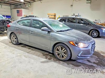 Czwarte zdjęcie samochodu z boku: 2018 HYUNDAI ELANTRA SEL VIN:KMHD84LF5JU600651 - miniatura