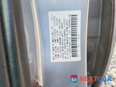 Zdjęcie 12 z 12 samochodu: 2017 HONDA ACCORD LX VIN:1HGCR2F3XHA177226 - miniatura