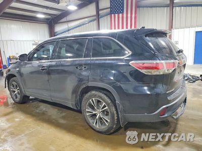 Drugie zdjęcie samochodu z przodu: 2016 TOYOTA HIGHLANDER XLE VIN:5TDJKRFH8GS245748 - miniatura