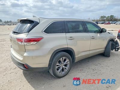 Trzecie zdjęcie samochodu z tyłu: 2015 TOYOTA HIGHLANDER XLE VIN:5TDKKRFH2FS093453 - miniatura