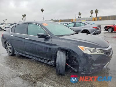 Czwarte zdjęcie samochodu z boku: 2016 HONDA ACCORD SPORT VIN:1HGCR2F58GA212734 - miniatura