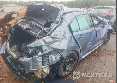 Czwarte zdjęcie samochodu z boku: 2021 TOYOTA COROLLA LE VIN:5YFEPMAE2MP210131 - miniatura