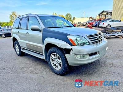 Drugie zdjęcie samochodu z przodu: 2003 LEXUS GX 470 BASE VIN:JTJBT20X130004567 - miniatura