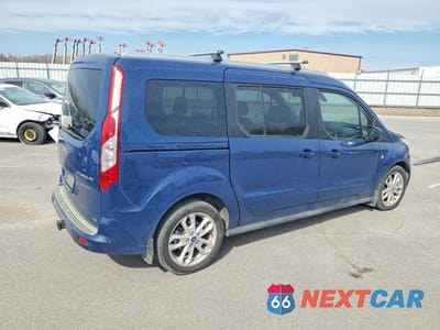Trzecie zdjęcie samochodu z tyłu: 2015 FORD TRANSIT CONNECT TITANIUM VIN:NM0GE9G71F1177860 - miniatura