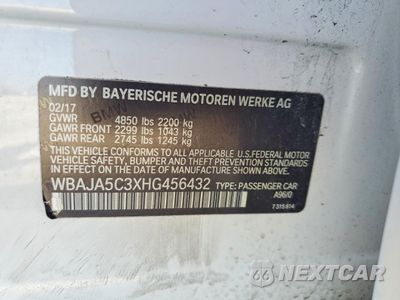 Zdjęcie 12 z 12 samochodu: 2017 BMW 530 I VIN:WBAJA5C3XHG456432 - miniatura