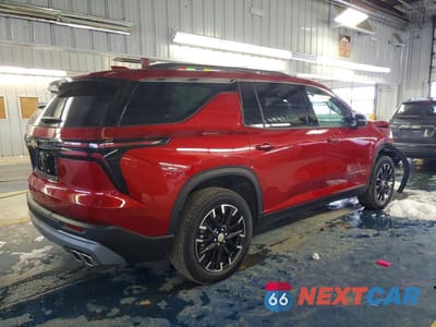Trzecie zdjęcie samochodu z tyłu: 2025 CHEVROLET TRAVERSE LT VIN:1GNERGRS2SJ269193 - miniatura