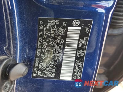 Zdjęcie 12 z 12 samochodu: 2013 TOYOTA PRIUS TWO VIN:JTDKN3DU8D1617462 - miniatura