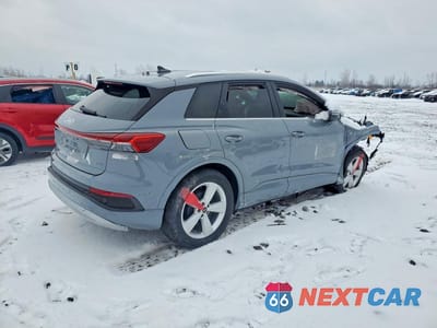 Trzecie zdjęcie samochodu z tyłu: 2022 AUDI Q4 E-TRON PRESTIGE VIN:WA1J2BFZ5NP047937 - miniatura