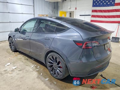 Drugie zdjęcie samochodu z przodu: 2021 TESLA MODEL Y VIN:5YJYGDEFXMF261694 - miniatura