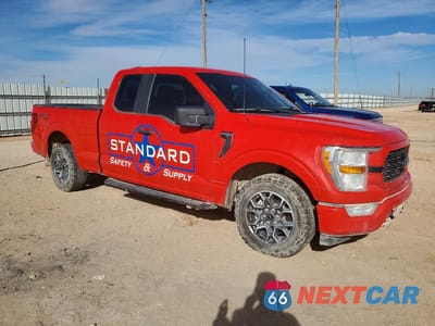 Czwarte zdjęcie samochodu z boku: 2021 FORD F150 SUPER CAB VIN:1FTEX1CP1MKD60842 - miniatura