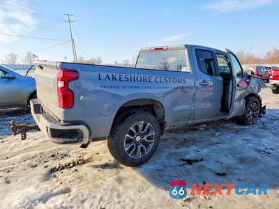 Trzecie zdjęcie samochodu z tyłu: 2024 CHEVROLET SILVERADO K1500 LT-L VIN:1GCRDKEK2RZ345346 - miniatura