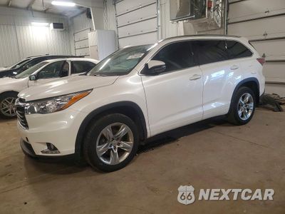 2015 TOYOTA HIGHLANDER LIMITED 5TDDKRFH7FS166356 - główne zdjęcie licytacji z USA - miniatura