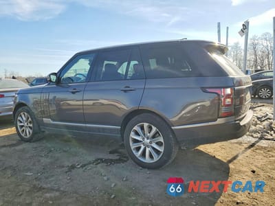 Drugie zdjęcie samochodu z przodu: 2017 LAND ROVER RANGE ROVER HSE VIN:SALGS2FV4HA327684 - miniatura