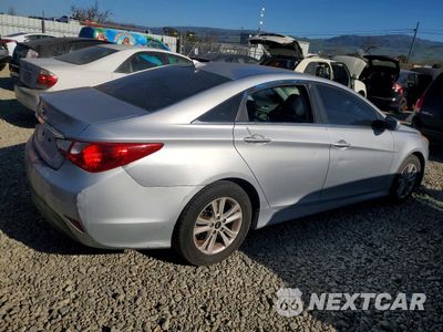 Trzecie zdjęcie samochodu z tyłu: 2014 HYUNDAI SONATA GLS VIN:5NPEB4AC4EH888875 - miniatura