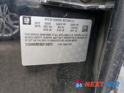Zdjęcie 13 z 13 samochodu: 2016 CADILLAC ATS LUXURY VIN:1G6AH5RX9G0104879 - miniatura