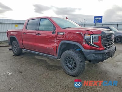 Czwarte zdjęcie samochodu z boku: 2024 GMC SIERRA K1500 AT4X VIN:3GTUUFE81RG318757 - miniatura