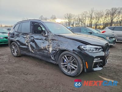 Czwarte zdjęcie samochodu z boku: 2019 BMW X3 XDRIVEM40I VIN:5UXTS3C52K0Z07480 - miniatura
