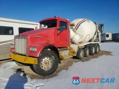 Drugie zdjęcie samochodu z przodu: 2007 KENWORTH W900 READY MIX TRUCK VIN:1NKWL00X97J171900 - miniatura