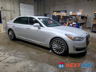 Czwarte zdjęcie samochodu z boku: 2017 GENESIS G90 3.3T PREMIUM VIN:KMHG34JAXHU025413 - miniatura