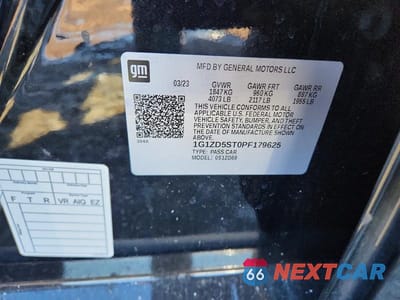 Zdjęcie 13 z 13 samochodu: 2023 CHEVROLET MALIBU LT VIN:1G1ZD5ST0PF179625 - miniatura