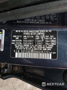 Zdjęcie 13 z 13 samochodu: 2011 HYUNDAI SANTA FE VIN:5XYZGDAB6BG036122 - miniatura