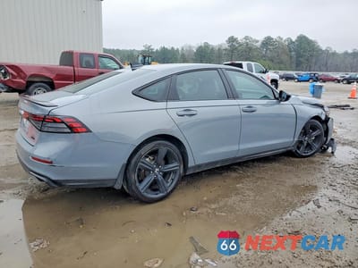Trzecie zdjęcie samochodu z tyłu: 2023 HONDA ACCORD HYBRID SPORT-L VIN:1HGCY2F72PA045095 - miniatura