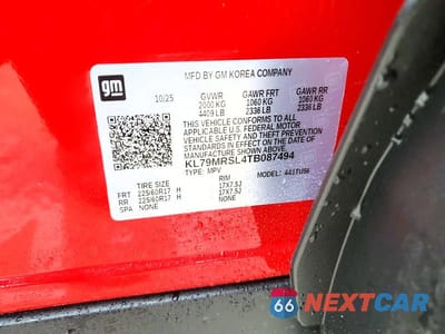 Zdjęcie 13 z 13 samochodu: 2026 CHEVROLET TRAILBLAZER LT VIN:KL79MRSL4TB087494 - miniatura