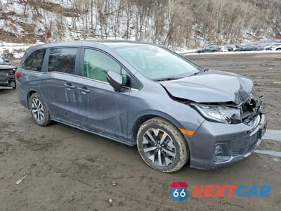 Czwarte zdjęcie samochodu z boku: 2025 HONDA ODYSSEY EXL VIN:5FNRL6H63SB061681 - miniatura