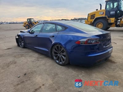 Drugie zdjęcie samochodu z przodu: 2021 TESLA MODEL S VIN:5YJSA1E54MF455876 - miniatura