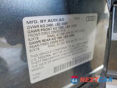 Zdjęcie 14 z 14 samochodu: 2025 AUDI Q5 SPORTBACK PRM PLS 45 VIN:WA15AAFY7S2022603 - miniatura