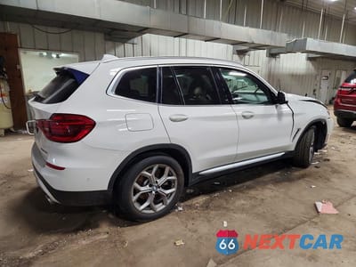 Trzecie zdjęcie samochodu z tyłu: 2021 BMW X3 XDRIVE30I VIN:5UXTY5C09M9G09797 - miniatura