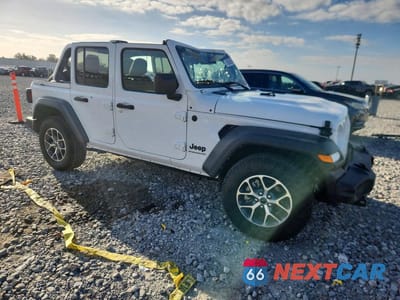Czwarte zdjęcie samochodu z boku: 2024 JEEP WRANGLER SPORT VIN:1C4PJXDN0RW117162 - miniatura