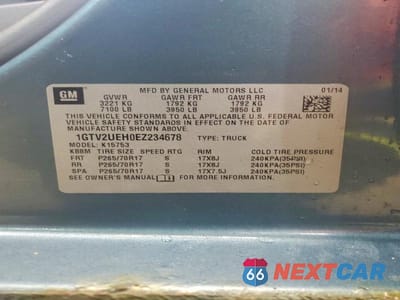 Zdjęcie 13 z 13 samochodu: 2014 GMC SIERRA K1500 SLE VIN:1GTV2UEH0EZ234678 - miniatura