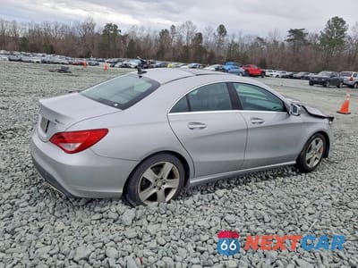 Trzecie zdjęcie samochodu z tyłu: 2017 MERCEDES-BENZ CLA 250 4MATIC VIN:WDDSJ4GB1HN468957 - miniatura