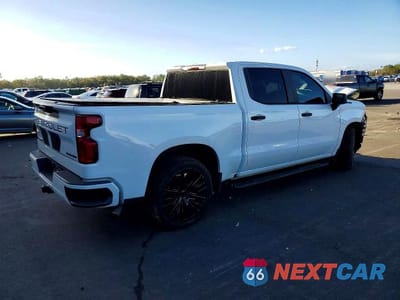 Trzecie zdjęcie samochodu z tyłu: 2019 CHEVROLET SILVERADO C1500 CUSTOM VIN:3GCPWBEH8KG151139 - miniatura