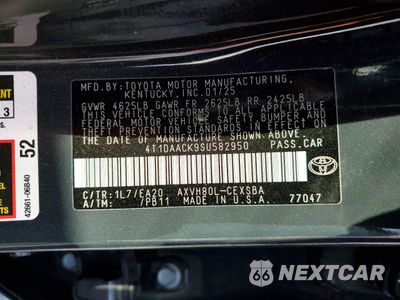 Zdjęcie 13 z 14 samochodu: 2025 TOYOTA CAMRY XSE VIN:4T1DAACK9SU582950 - miniatura
