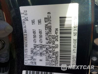 Zdjęcie 13 z 13 samochodu: 2022 TOYOTA TACOMA DOUBLE CAB VIN:3TMBZ5DN9NM033956 - miniatura