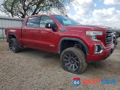 Czwarte zdjęcie samochodu z boku: 2020 GMC SIERRA K1500 AT4 VIN:3GTP9EEL8LG219566 - miniatura