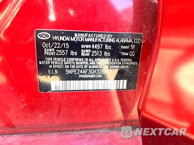 Zdjęcie 10 z 10 samochodu: 2016 HYUNDAI SONATA SE VIN:5NPE24AF3GH328827 - miniatura