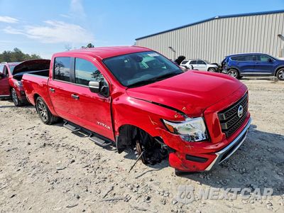 Czwarte zdjęcie samochodu z boku: 2022 NISSAN TITAN SV VIN:1N6AA1EF1NN100152 - miniatura