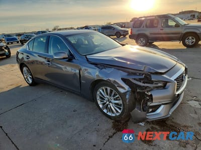 Czwarte zdjęcie samochodu z boku: 2020 INFINITI Q50 3.0T LUXE VIN:JN1EV7AP3LM207252 - miniatura