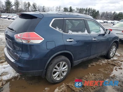 Trzecie zdjęcie samochodu z tyłu: 2016 NISSAN ROGUE S VIN:KNMAT2MV9GP628590 - miniatura