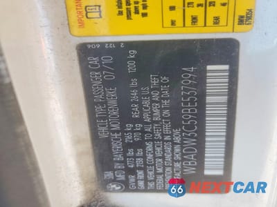 Zdjęcie 12 z 12 samochodu: 2011 BMW 328 I VIN:WBADW3C59BE537994 - miniatura